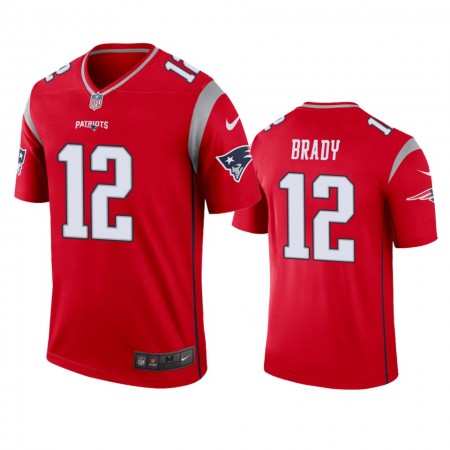 Herren New England Patriots Trikot Tom Brady 12 Inverted Legend Gold